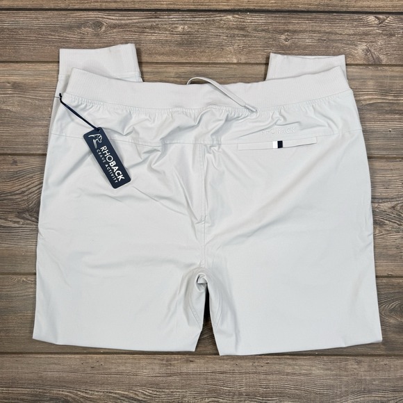 Rhoback Men's Delta Performance Joggers Pants Size 3XL Ghost Gray Pockets NWT - Picture 8 of 9